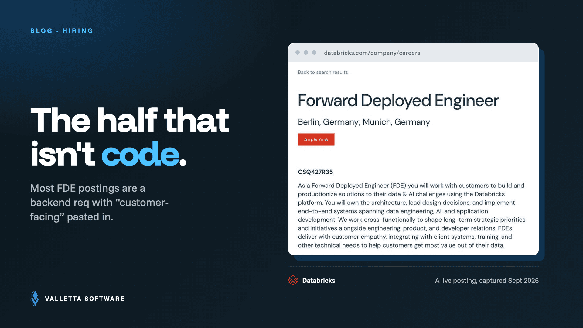 Forward Deployed Engineer Job Description (2026 Template)